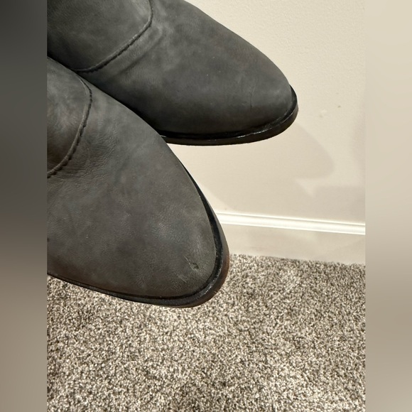 Free People Brady slip on black leather loafer, size 37 or women's 6.5 - Picture 12 of 15